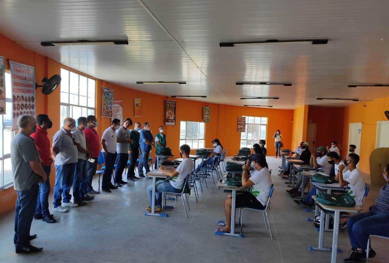 Camacã: Prefeito Paulo do Gás participa da aula inaugural do Programa Agro Jovem Bahia